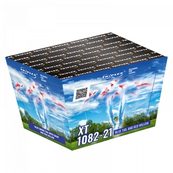 Bateria dzienna BLUE SMOKE TAIL W/ SALUT & RED WILLOW XT1082-21 - 36 strzałów 1.2"