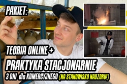 PAKIET: Kurs pirotechniki widowiskowej - TEORIA ONLINE + 3 DNI PRAKTYCZNE - pakiet dla komercyjnego zawodowca (uprawnienia do czynienia nadzoru - wariant express)