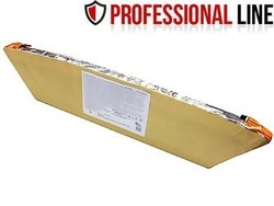 Single Line SR1930H - silver glittering mine to red crossette