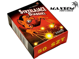 Strzelające Diabełki P1004 - 50 sztuk