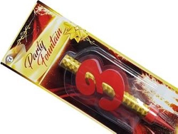 Fontanna tortowa z cyfrą "3" - DF12CM3