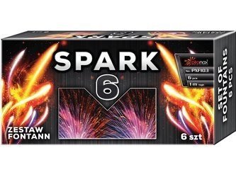 Zestaw Fontann Spark 6 PXF103 - 6 sztuk