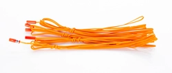 e zapałka spArkcontrol - zapalnik (zapłonnik) pirotechniczny typu ematch EM-ORA-200R/K pomarańczowy -> czerwony - 200cm -  opak: 5szt
