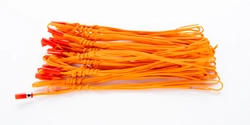 e zapałka spArkcontrol - zapalnik (zapłonnik) pirotechniczny typu ematch EM-ORA-100R/K pomarańczowy -> czerwony - 100cm -  opak: 20szt