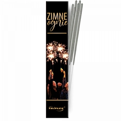 ZIMNE OGNIE 28CM TXF748F - lolipops design - 10 sztuk