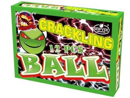 Strzelające kulki Crackling Ball CLE0052 - 12 sztuk