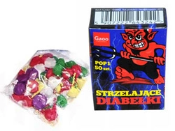 Strzelajace diabełki GAOO POP1 - 50 sztuk