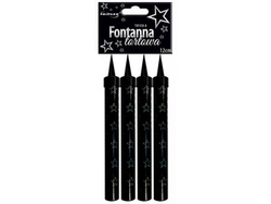 Fontanna tortowa 12cm BLACK TXF358-8 - 4 sztuki