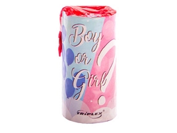 Różowa świeca dymna TXF658-10G  Gender Party