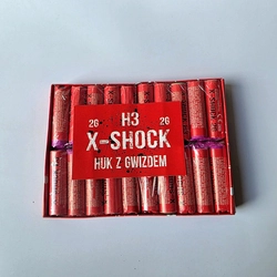 X-SHOCK 2G H3-WHISTLE - huk z gwizdem - 20 sztuk