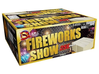 Fireworks show CLE4555 - 256 strzałów 0.8"