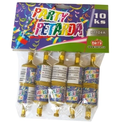 PARTY PETARDA - konfetty - Šampusky K1104A - 10 sztuk