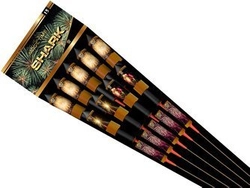 Zestaw rakiet Shark P9801 (whistling to bang) - 15 sztuk