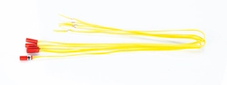 e zapałka spArkcontrol - zapalnik (zapłonnik) pirotechniczny typu ematch EM-YEL-50R/T żółty -> czerwony - 50cm -  opak: 5 szt