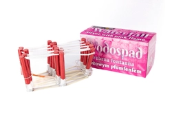 Srebrny wodospad 2 metrowy z różowym płomieniem JF108/P