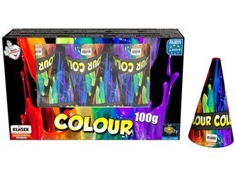 Zestaw kolorowych wulkanów F100C - 6 sztuk