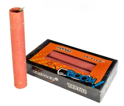 Petardy czarnoprochowe surowe czerwone większe BOOM! TXP302 - 4 sztuki