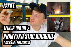 PAKIET: Kurs pirotechniki widowiskowej - TEORIA ONLINE + 1 DZIEŃ PRAKTYCZNY - pakiet dla pasjonata/ hobbysty