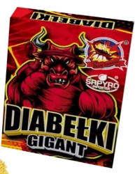 Strzelające diabełki Gigant CLE8034SK - 50 sztuk