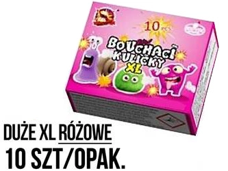 XL Bouchaci kulicky GIRL CLE8034-G/BAL - 10 sztuk