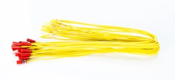e zapałka spArkcontrol - zapalnik (zapłonnik) pirotechniczny typu ematch EM-YEL-50R/T żółty -> czerwony - 50cm -  opak: 20 szt