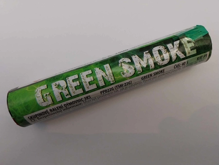 Świeca dymna GREEN SMOKE PPD22G - zielony