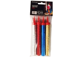 Fontanny Tortowe MIX KOLOR 12cm TXF358-M - 4 sztuki