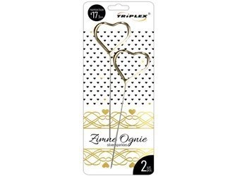 Zimne ognie Złote Serca TXF318 - 2 sztuki