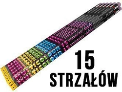 Rzymskie ognie Multicolor T6237 - 15 strzałów (12 sztuk)
