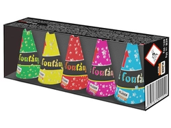 Kolorowe fontanny / Barevne fontany F8B - 5 sztuk