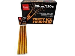 Fontanna tortowa ICE28-GOLD 28 cm 4 sztuki